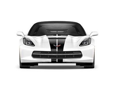 GM 22989158 Dual Racing Stripe Package in Carbon Flash