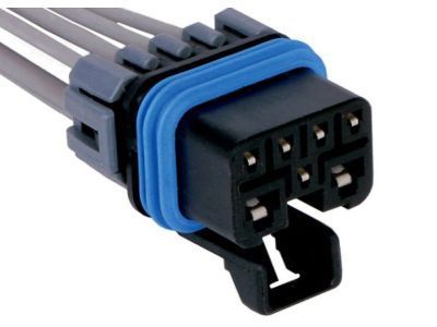 GM 12101830 Connector-W/Leads, 7-Way F. *Black
