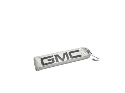 GM 23447619 Front Sunshade Package in Silver with Black GMC Logo