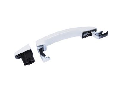 GM 95964663 Front and Rear Door Handles in Summit White with Chrome Strip