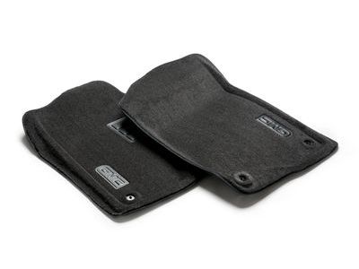 GM 17800403 Front Carpeted Floor Mats in Ebony with GMC Logo