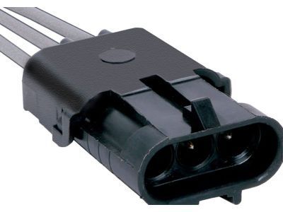 GM 12126012 Connector-W/Leads, 3-Way M. *Black *Black