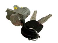 OEM 2007 Chevrolet Aveo5 Cylinder & Keys - 96801558