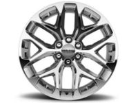OEM 2020 Cadillac Escalade 22x9-Inch Aluminum 6 Split-Spoke Wheel - 84346103