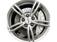 OEM 2010 Chevrolet Corvette Wheel Rim-18X8.5 Aluminum 56Mm Outside 120.65 Bellcrank. *Silver - 9596781