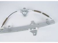 OEM 2009 Chevrolet Aveo Rear Side Door Window Regulator Assembly (W/O Motor) - 94567358