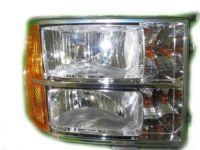 OEM 2011 GMC Sierra 1500 Headlight Assembly-(W/ Front Side Marker & Parking & T/Side - 22853030