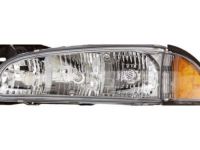 OEM 1997 Pontiac Bonneville Headlamp Assembly-(W/ Parking & Front Side Marker & T/Side - 16524193