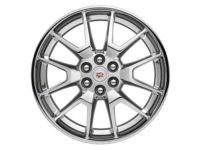 OEM Cadillac SRX 20x8 Aluminum 6-Split-Spoke Wheel Rims in Chrome - 19300994