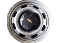 OEM 2007 GMC Canyon 15X6 Steel Wheel Rim Flat Silver Painted - 97245908