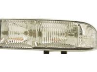 OEM 2001 Chevrolet S10 Headlamp Assembly-(W/ Front Side Marker Lamp) - 16526217