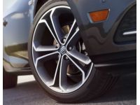 OEM 2018 Buick Cascada 20X8.5-Inch Aluminum 5-Split-Spoke Wheel Rim In Black And Chrome - 39032068