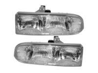 OEM 1998 Chevrolet S10 Headlamp Assembly-(W/ Front Side Marker Lamp) - 16526218