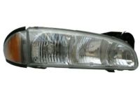 OEM 1999 Pontiac Bonneville Headlamp Assembly-(W/ Parking & Front Side Marker & T/Side - 16524194
