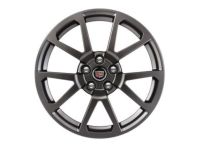 OEM 2013 Cadillac CTS 19X9.5-Inch Aluminum 5-Split-Spoke Wheel Rim In Satin Graphite - 19303156
