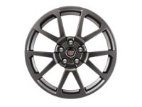 OEM 2012 Cadillac CTS 19X9.5-Inch Aluminum 5-Split-Spoke Wheel Rim In Satin Graphite - 19303156