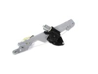 OEM 2017 GMC Canyon Rear Driver Side Power Window Regulator And Motor Assembly (Lh) - 23205612