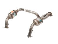 OEM 2000 Chevrolet Tahoe 3-Way Catalytic Convertor Assembly (W/ Exhaust Manifold Pipe) - 19206638