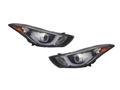 Hyundai 92101-3Y510 Headlamp Assembly, Left