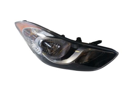 Hyundai 92102-3Y000 Passenger Side Headlight Assembly Composite