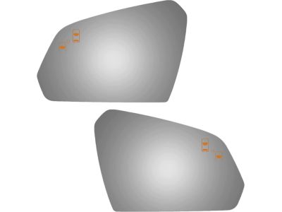 Hyundai 87611-C2010 Glass Holder Assembly-Outside Rear View, LH