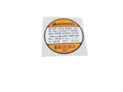 Kia 253282E000 Label-Cap