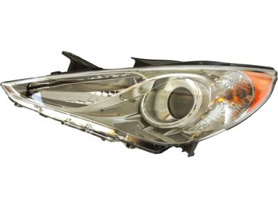 Hyundai 92101-3Q100 Driver Side Headlight Assembly Composite