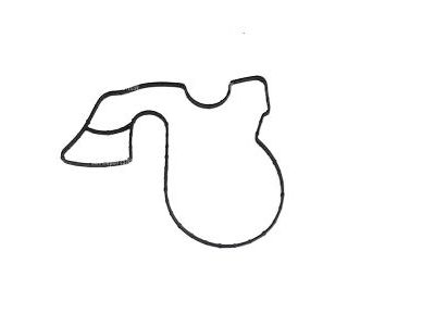 Kia 213543F000 Gasket-Water Pump