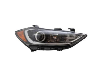 Hyundai 92101-F3000 Headlamp Assembly, Left