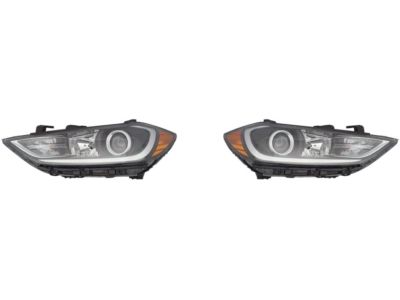 Hyundai 92101-F2040 Headlamp Assembly, Left