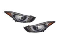 OEM Hyundai Elantra Coupe Headlamp Assembly, Left - 92101-3Y510