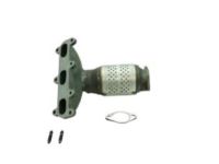 OEM 2008 Kia Rondo Exhaust Manifold Catalytic Assembly, Left - 285103E836
