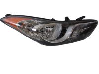 OEM 2013 Hyundai Elantra Coupe Passenger Side Headlight Assembly Composite - 92102-3Y000