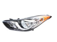 OEM 2011 Hyundai Elantra Driver Side Headlight Assembly Composite - 92101-3Y000