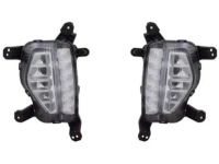 OEM 2019 Hyundai Santa Fe XL Front Lamp Right Daytime Running Fog Light - 92201-B8610