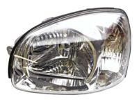 OEM 2002 Hyundai Santa Fe Driver Side Headlight Assembly Composite - 92101-26050