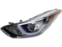 OEM 2015 Hyundai Elantra Driver Side Headlight Assembly - 92101-3X450