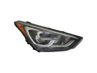 OEM 2018 Hyundai Santa Fe Sport Halogen Headlight Right Hand - 92102-4Z500