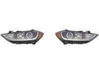 OEM 2017 Hyundai Elantra Headlamp Assembly, Left - 92101-F2040