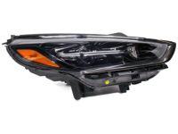 OEM 2018 Hyundai Sonata Headlight Full Led Adaptive Black Bezel - 92102-C2650