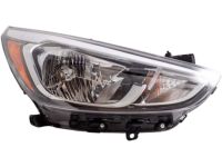 OEM Hyundai Accent Headlamp Assembly, Right - 92102-1R710