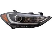 OEM 2017 Hyundai Elantra Right Passenger Headlight - 92102-F3000