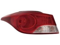 OEM 2012 Hyundai Elantra Lamp Assembly-Rear Combination Outside, LH - 92401-3X050