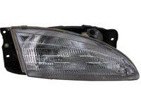 OEM 1997 Hyundai Elantra Passenger Side Headlight Assembly Composite - 92102-29050