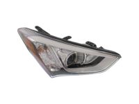 OEM 2013 Hyundai Santa Fe Sport Headlamp Assembly, Right - 92102-4Z010