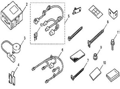 Honda 08V67-TE0-100A Back Up Sensor Attachment