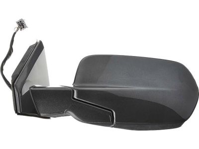 Honda 76250-SXS-A21ZG Mirror Assembly, Driver Side Door (Polished Metal Metallic) (Heated)
