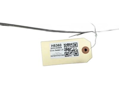 Honda 72810-TR3-A01 Weatherstrip, R. RR. Door