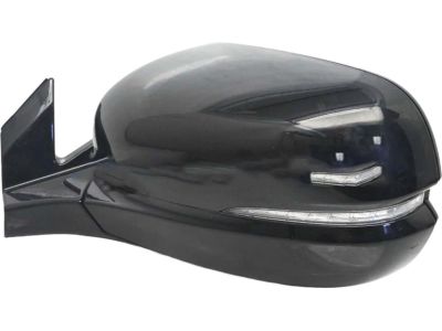 Honda 76250-TG8-A31ZD Mirror Assembly, Driver Side Door (Crystal Black Pearl)