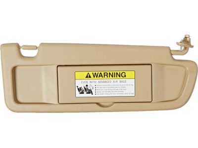 Honda 83230-SNA-A01ZB Sunvisor Assembly, Passenger Side (Pearl Ivory) (Mirror)